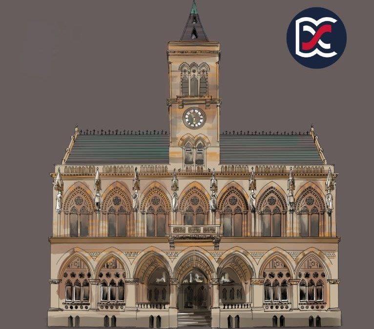 Northampton Guildhall Illustration