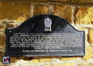 Holy Sepulchre Church - plaque