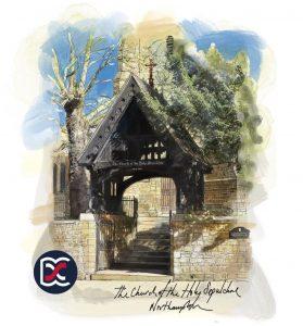 Holy Sepulchre Church - Illustration of Lych Gate