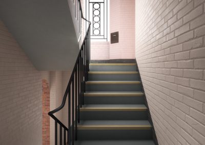 cgi imagery refurbishment stairwell